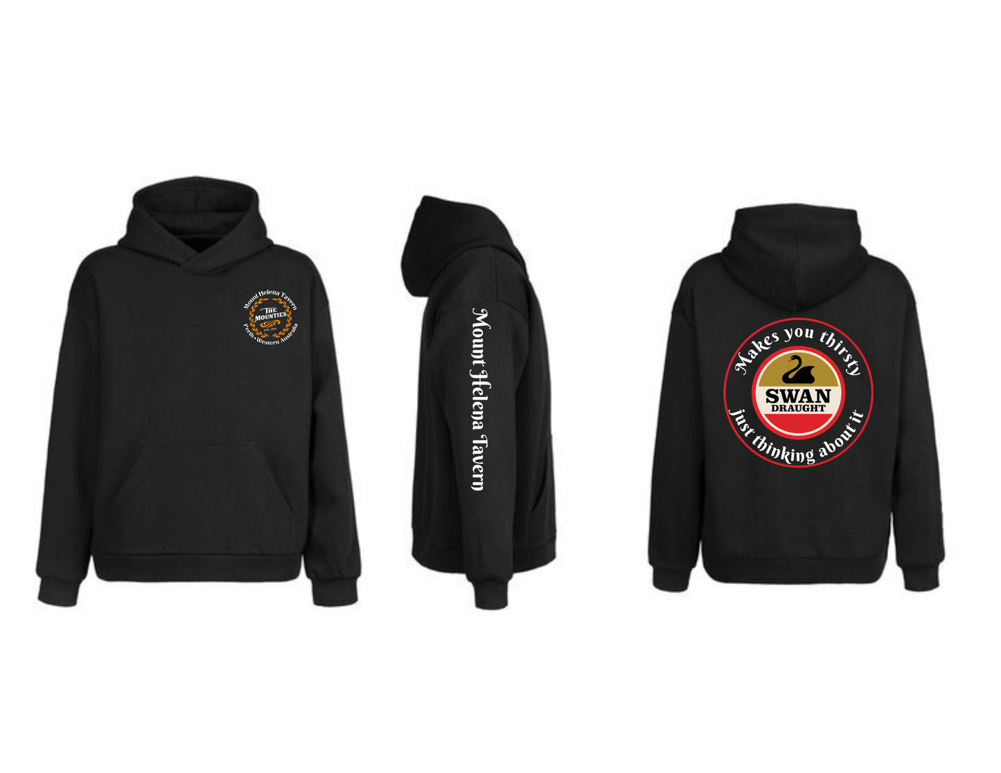 Swan Draught x The Mounties Hoodie