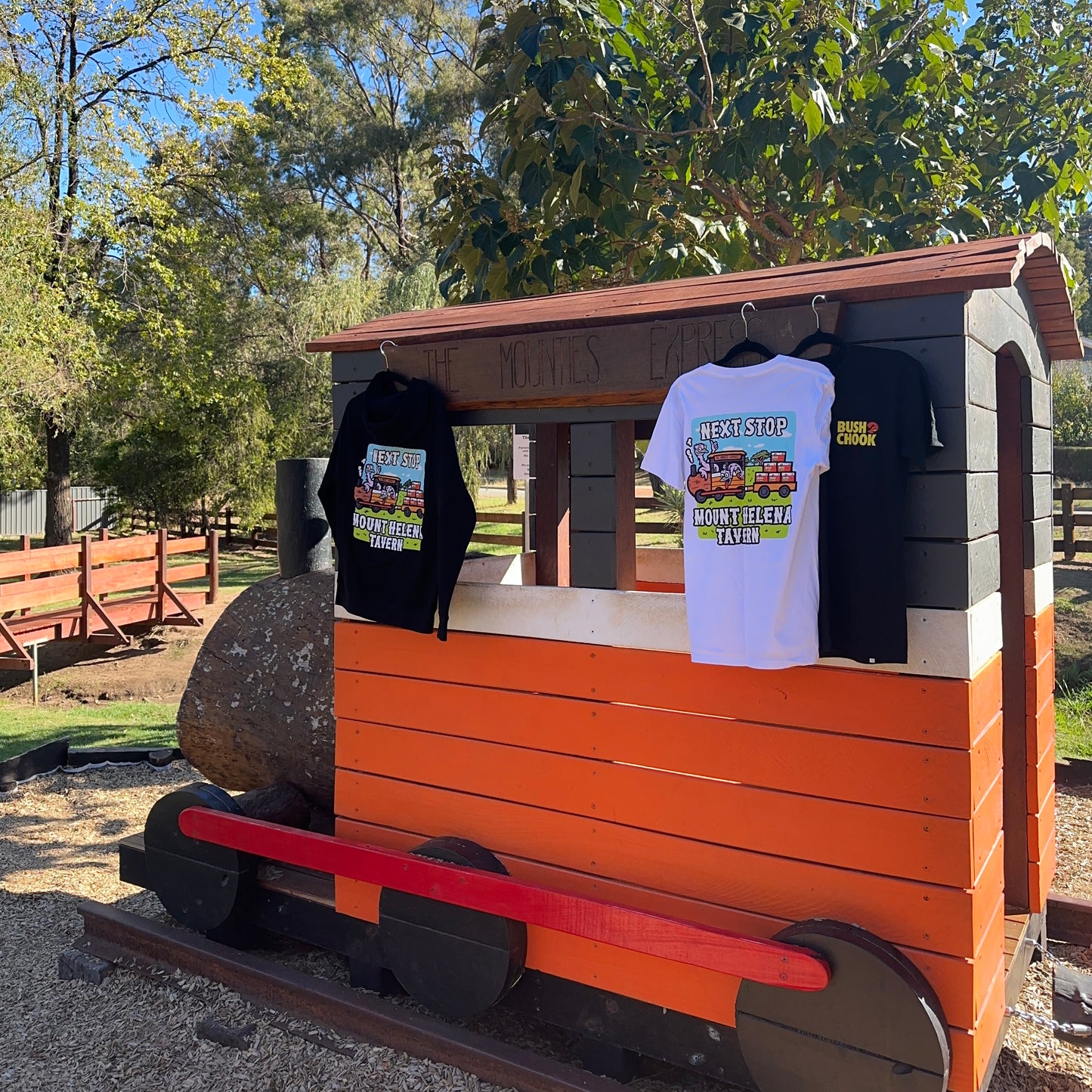 Bush Chook X The Mounties T-Shirt