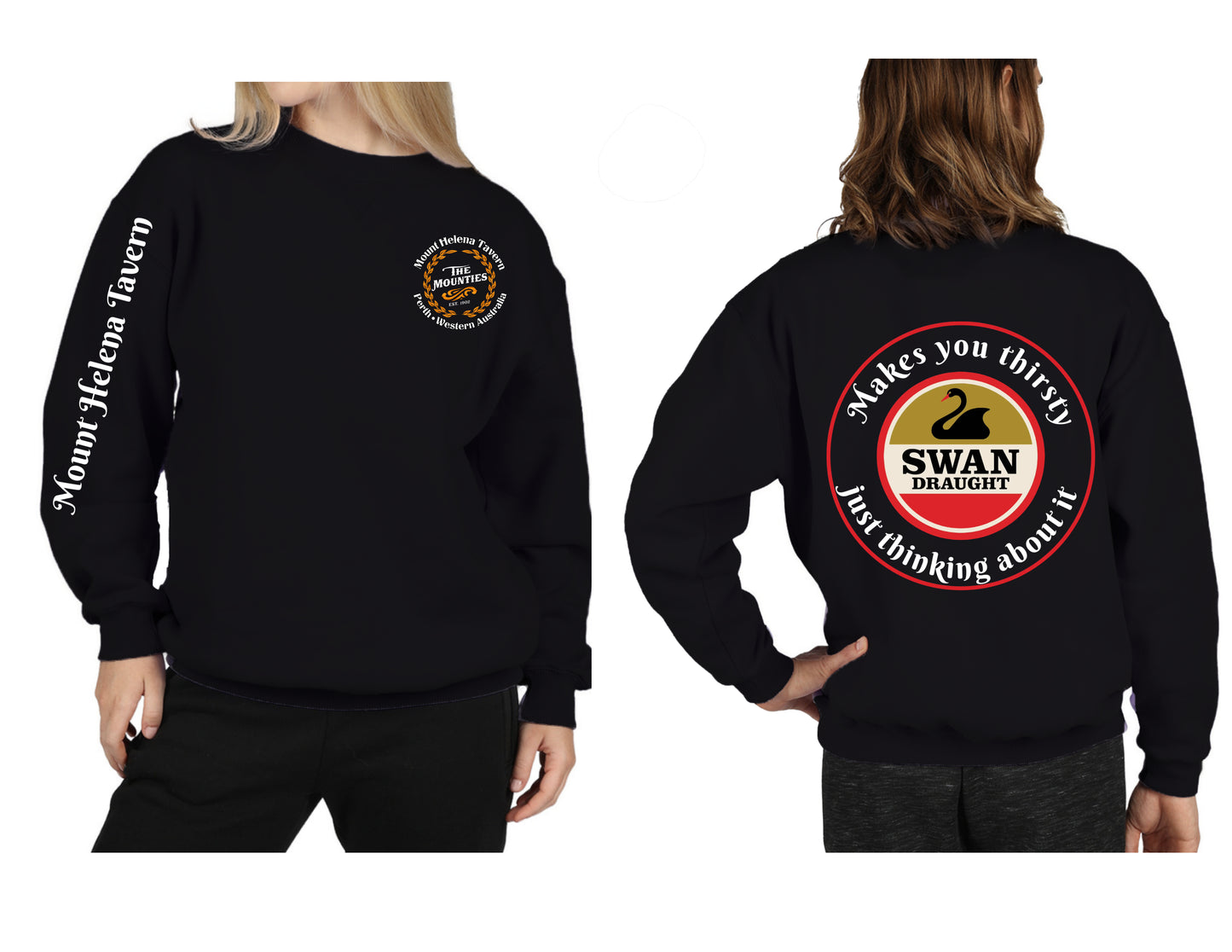Swan Draught x The Mounties Crew Neck